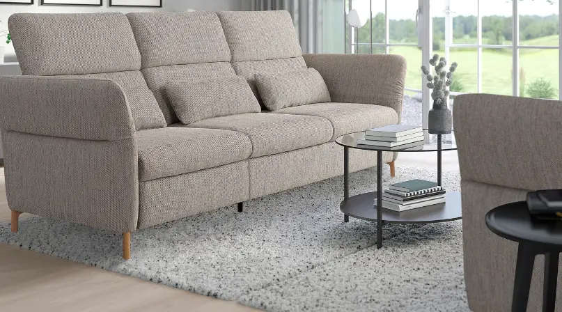 Ikea 194.245.89 Fammarp 3-seat Sofa With Electric Recliner Wood/viarp User Manual