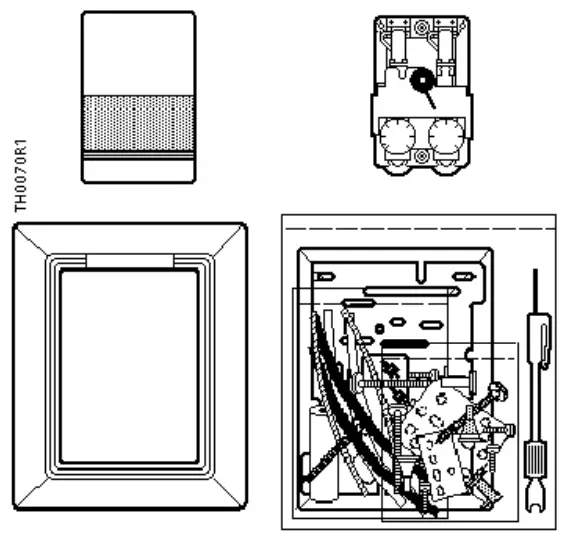 SIEMENS 194-3082 Retrostat Kits for D-N or H-C Thermostats - Product Description
