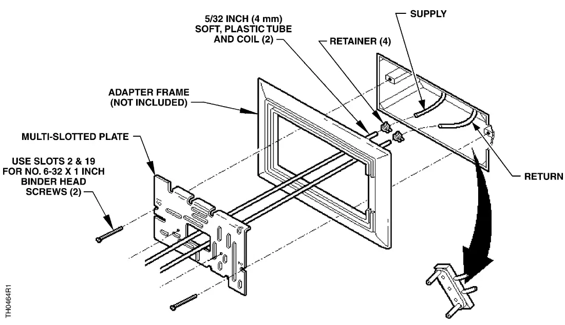 SIEMENS 194-3082 Retrostat Kits for D-N or H-C Thermostats - Reference 12