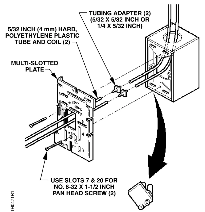 SIEMENS 194-3082 Retrostat Kits for D-N or H-C Thermostats - Reference 5