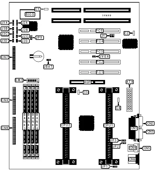 GIGABYTE MP 6DBX Mainboard