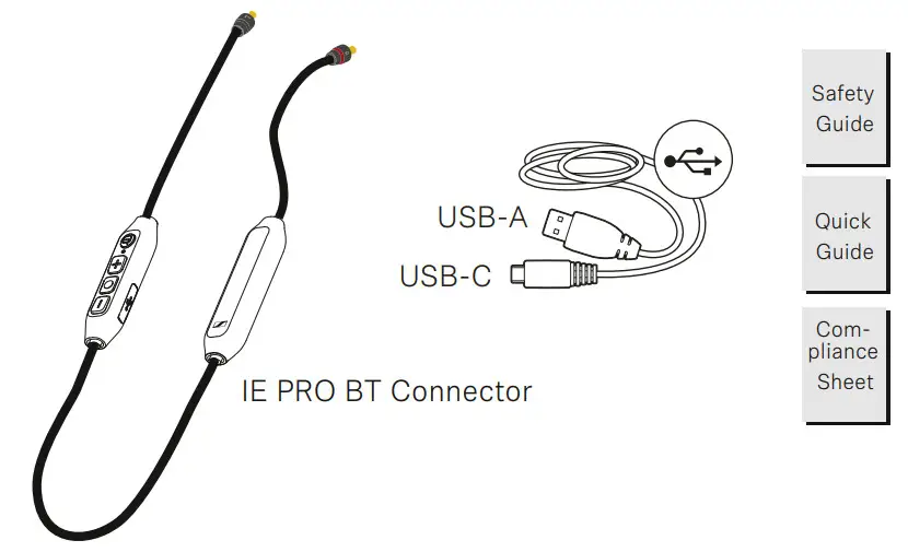 SENNHEISER SEBT1 IE 100 PRO Wireless In-Ear Headphones - figure 3