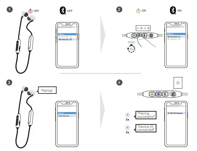 SENNHEISER SEBT1 IE 100 PRO Wireless In-Ear Headphones - figure 9