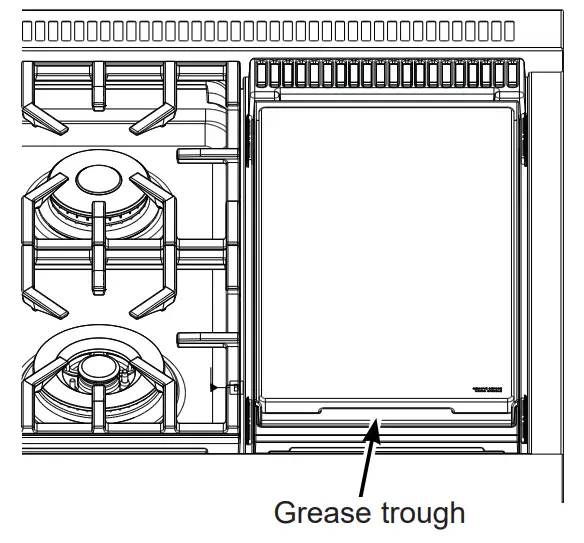 MONOGRAM ZGU366NTSS 36 inch Professional Rangetop - TROUGH
