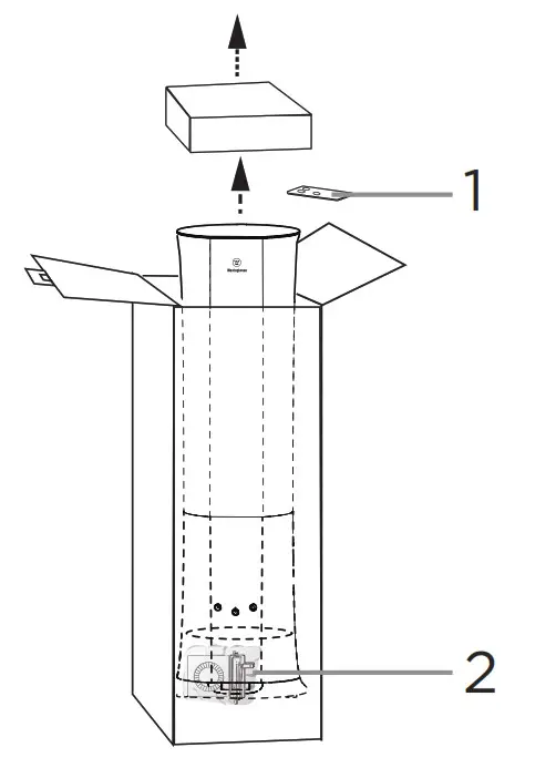 Westinghouse WSHUJ2158B Digital - BEFORE