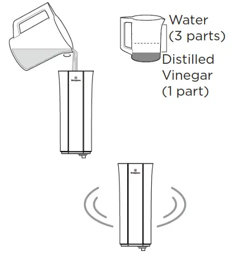 Westinghouse WSHUJ2158B Digital -Clean the water