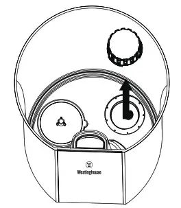 Westinghouse WSHUJ2158B Digital - Remove the vapor