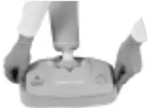 Holding Mop Lower Body