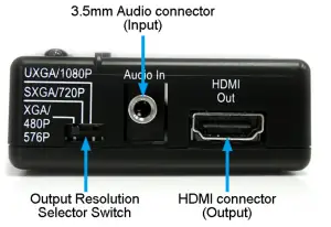 StarTech VID2HDCON CompositeS-Video to HDMI Video Converter with Audio - overview2
