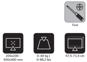 NEWSTAR Neomounts Monitor Desk Stand FPMAD1250 - tools