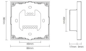 MiBOXER DMX512 Master RGB X3 - Parameters