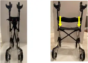 Comodita COM 930 Tipo Stand Up Rolling Walker - Assembly Instructions 6