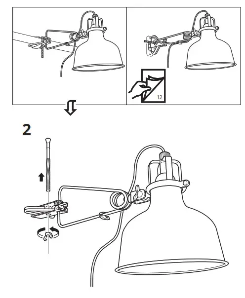 IKEA RANARP Wall Clamp Spotlight- 4
