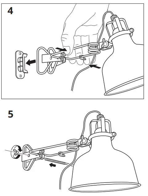 IKEA RANARP Wall Clamp Spotlight- 8