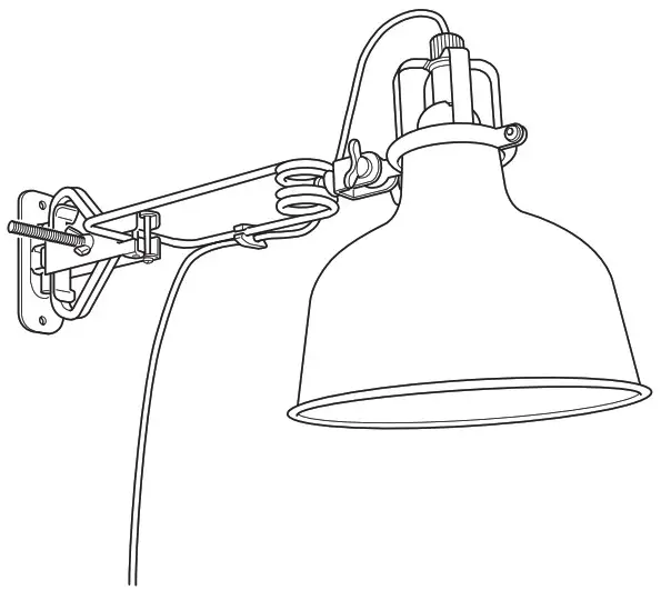IKEA RANARP Wall Clamp Spotlight