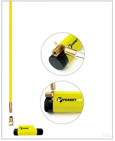 FERRET TOOLS CFWF50A2 Variable Focus WiFi Inspection- Right angle adaptor