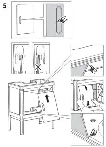 IKEA 005 134 39 LILLTJÄRN Sink Base Cabinet with 2 Doors - 5