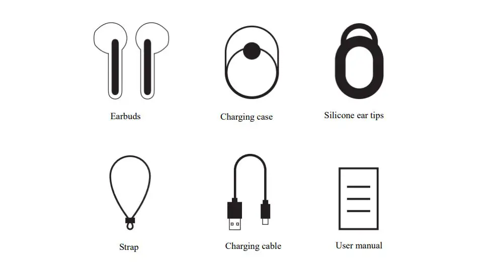 HECATE True Wireless Gaming Earbuds - Product description and accessories