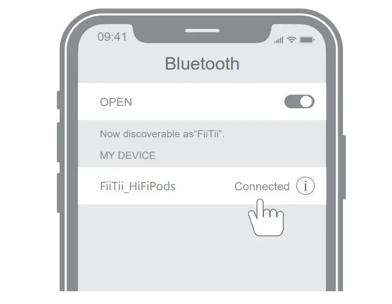 FiiTii HiFiPods True Wireless Earbuds - Pairing