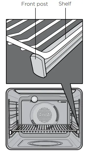 Westinghouse WVEP615, WVEP617 - Drop the front of the shelf