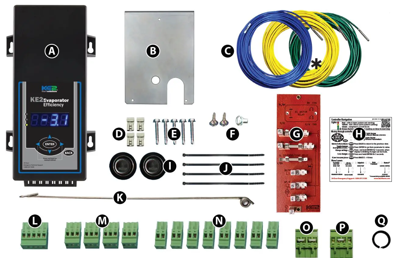 KE2 20178 120-208-240 Evaporator controller FIG-1