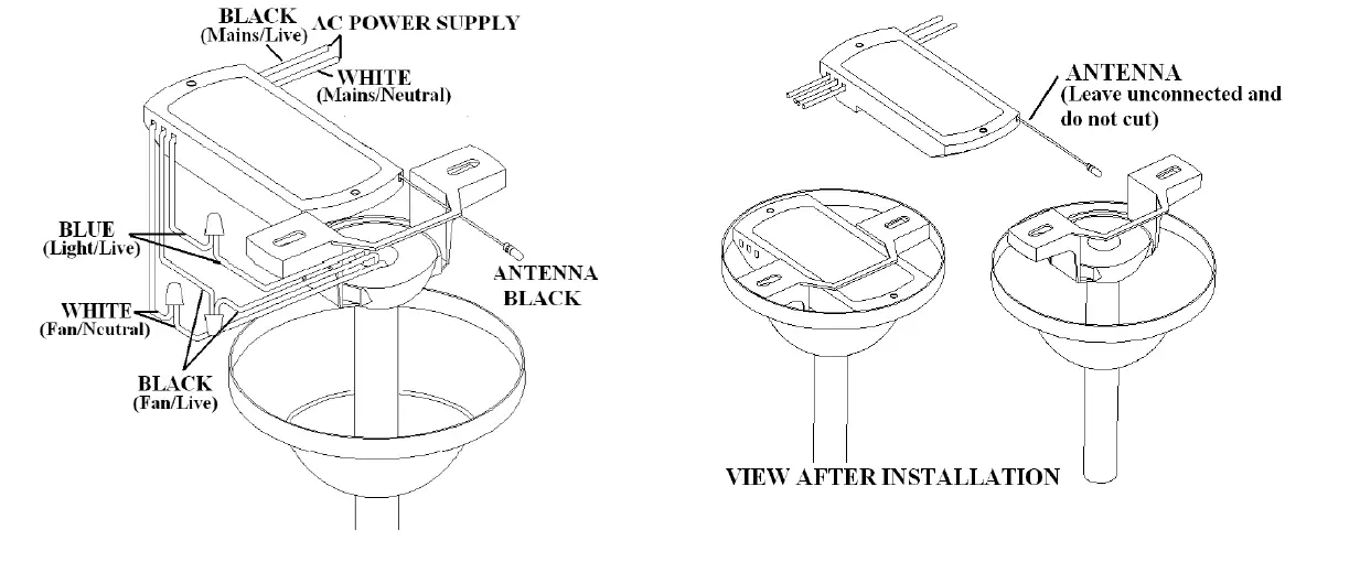 Satellite Electronic 18030 Ceiling Fan Remote Control-1