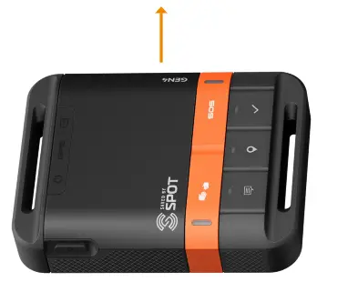 SPOT Gen4 GPS locator - PLACEMENT