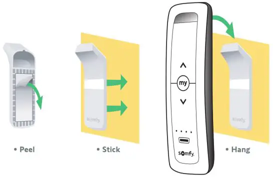 sOmfy 1870571 Situo 1 RTS Pure Transmitter - Wall Mounting