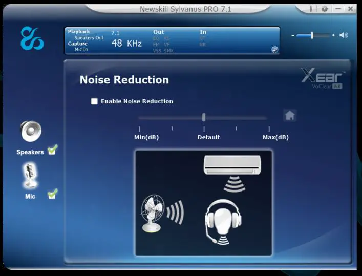 NEWSKILL Sylvanus Pro Professional E-Sports Gaming Headset User Guide - Noise Reduction