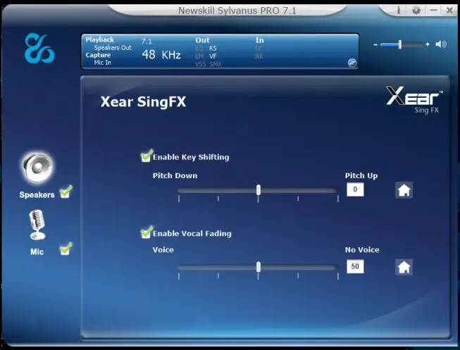 NEWSKILL Sylvanus Pro Professional E-Sports Gaming Headset User Guide - Xear SingFX