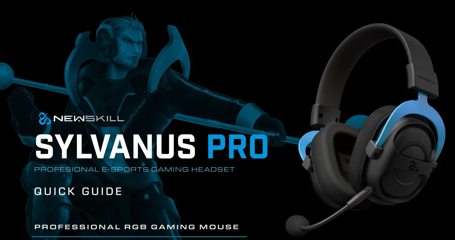 NEWSKILL Sylvanus Pro Professional E-Sports Gaming Headset User Guide