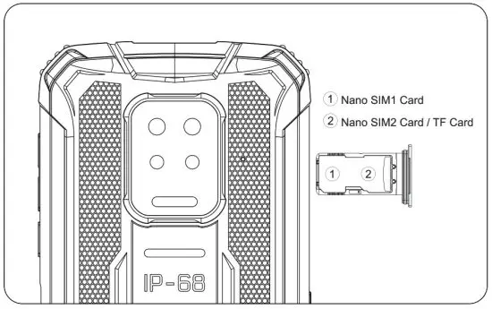 DOOGEE S59PRO 3G and 4G Smart Phone - cird