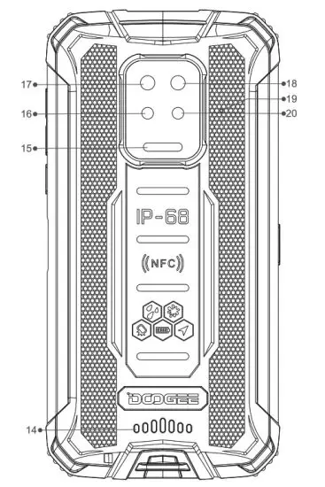 DOOGEE S59PRO 3G and 4G Smart Phone - overviw 1