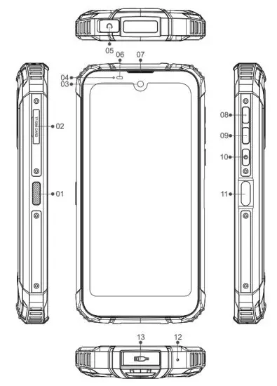 DOOGEE S59PRO 3G and 4G Smart Phone - overviw