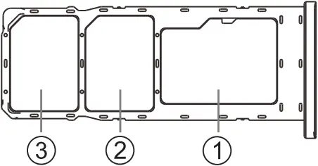 uleFone Note 12P - Insert cards