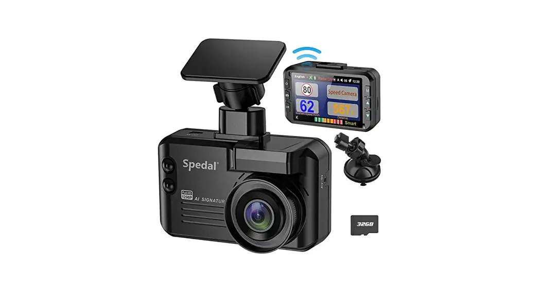 Spedal Scl588 Car Dvr Radar Detector For Cars With Dashcam And Gps 3 In 1 Combined User Manual