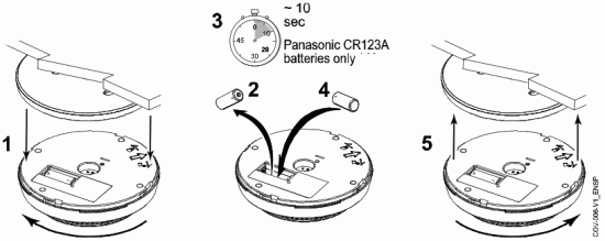 resideo 5800COV Carbon Monoxide Detector - BATTERY REPLACEMENT
