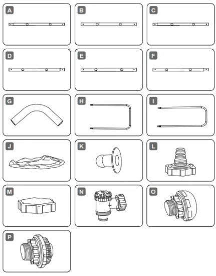 Bestway FF351221 52 Inch Power Steel Frame Above Ground Swimming Pool - fig 1