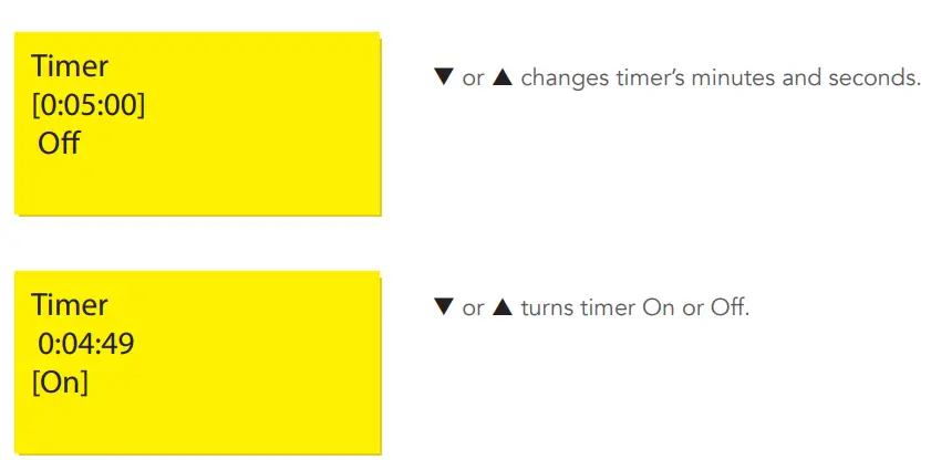 FLAME BOSS 500 WiFi Smoker Controller Instruction Manual - Timer