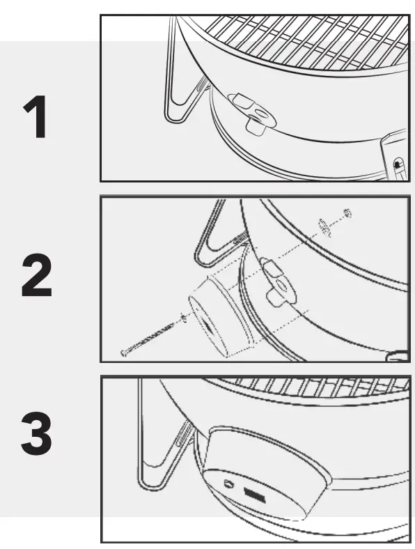 FLAME BOSS 500 WiFi Smoker Controller Instruction Manual - WEBER SMOKEY MOUNTAIN - BLOWER INSTALLATION