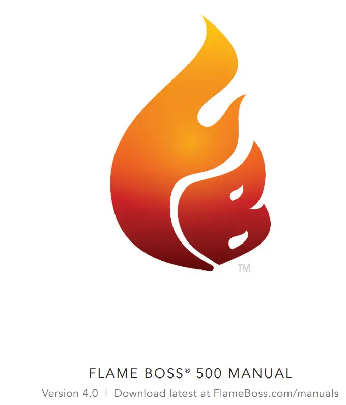 FLAME BOSS 500 WiFi Smoker Controller Instruction Manual