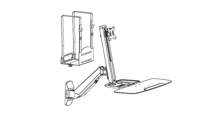 Mount-it Sit-stand Workstation Wall Mount Instruction Manual Mount-it Sit-stand Workstation Wall Mount Instruction Manual