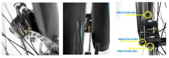 RATTAN Compass Electric Mountain Bike - Brake