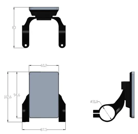 RATTAN Compass Electric Mountain Bike - Material