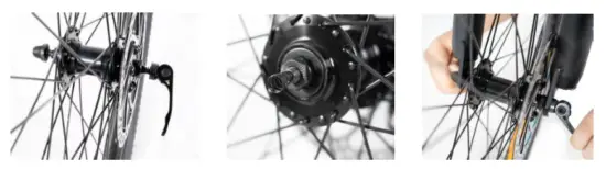 RATTAN Compass Electric Mountain Bike - fork