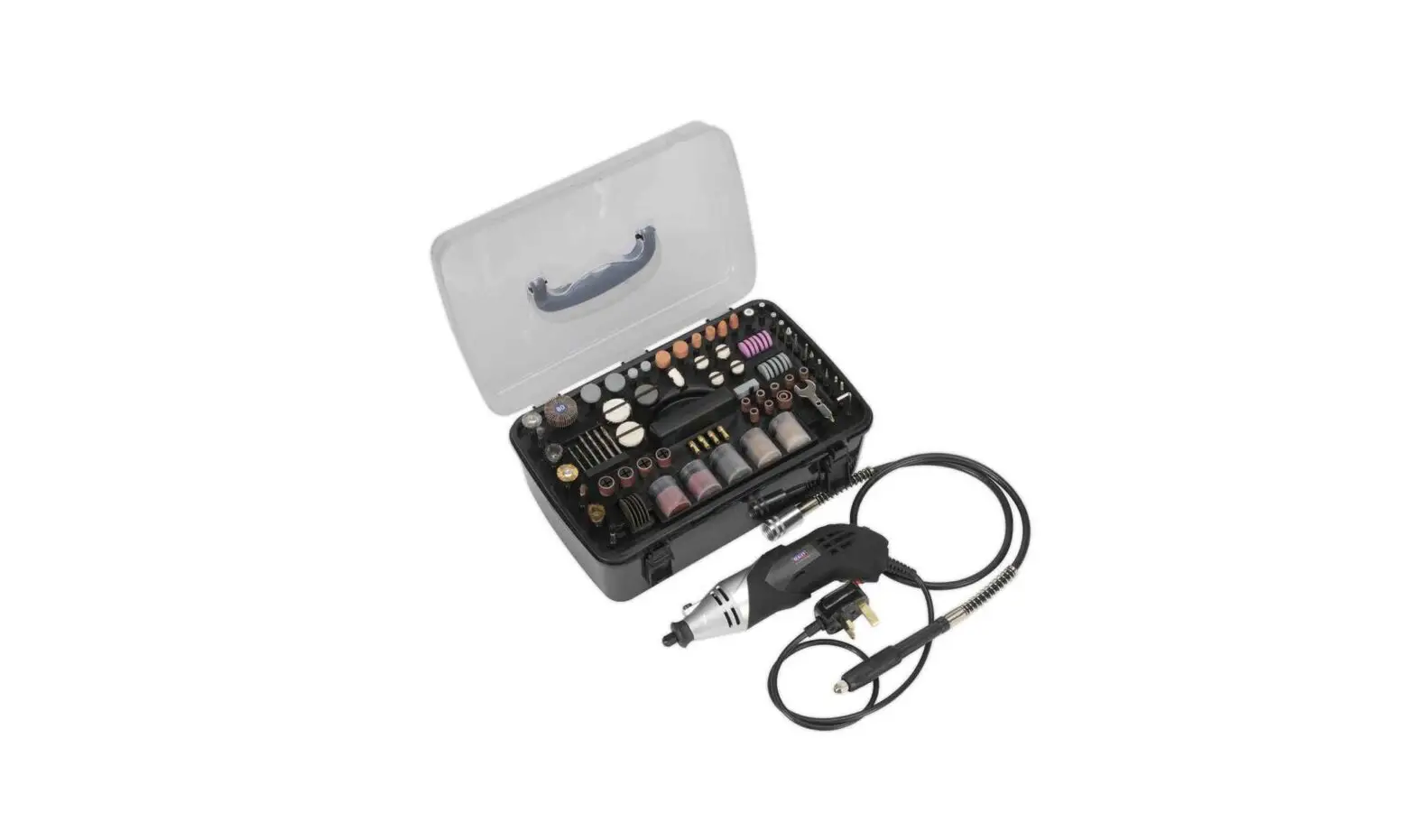 Sealey E5188.v4 Multipurpose Rotary Tool And Engraver Set 219pc Instruction Manual