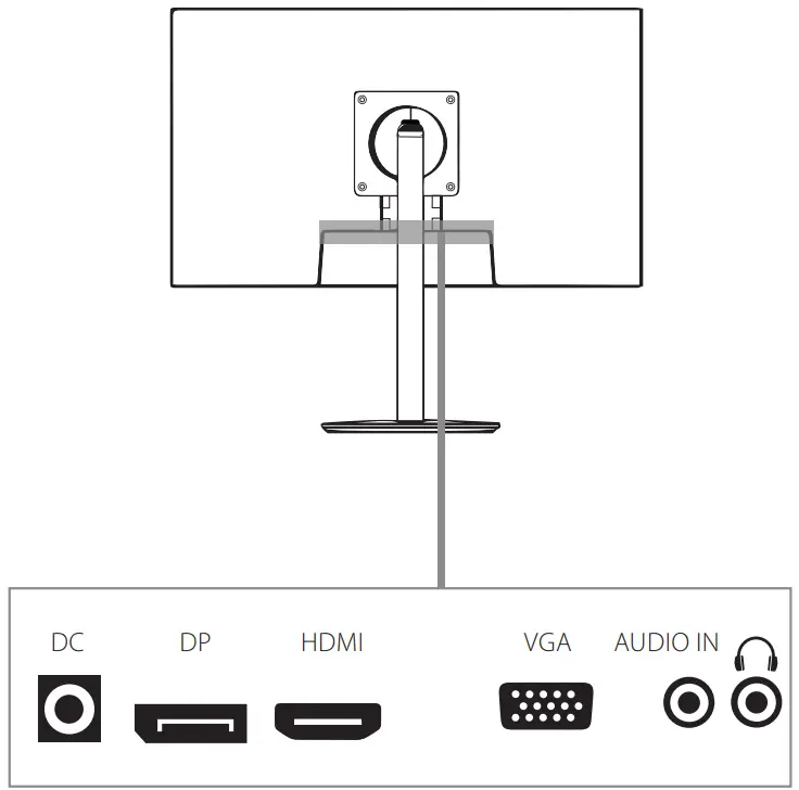 VSEVEN L270IPS HAS 27 Inch FHD 1920x1080 Height Adjustable IPS LED Monitor - fig 8