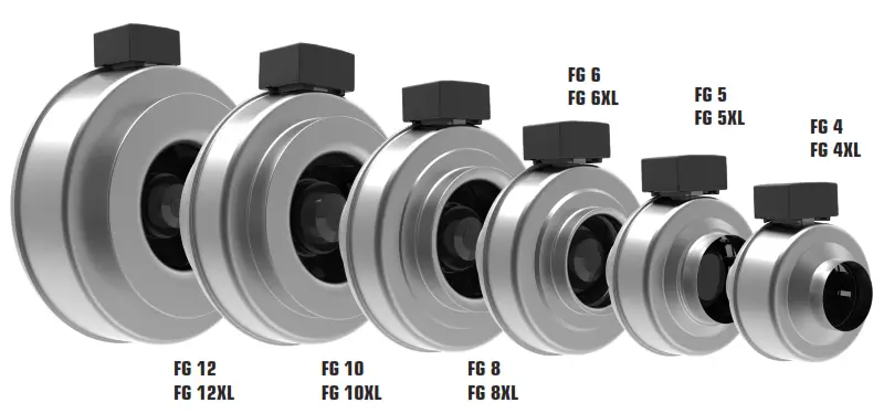 fantech Inline Centrifugal Fans - FAN