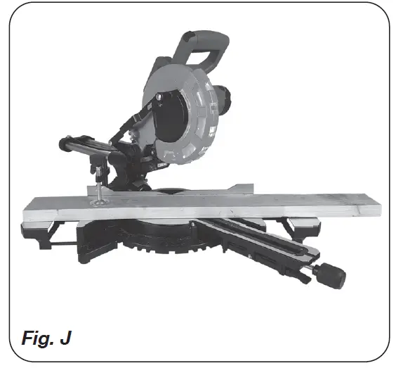 FERM MSM1040 Radial Mitre Saw fig 10