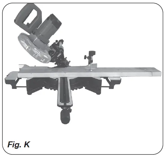FERM MSM1040 Radial Mitre Saw fig 11